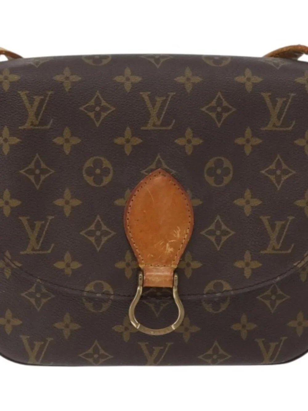 LOUIS VUITTON Monogram Saint Cloud GM Shoulder Bag M51242 LV Auth ki6540